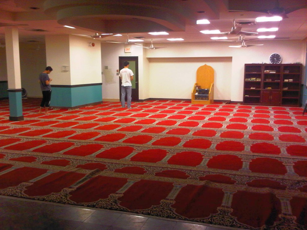 02 - Masjid Toronto Main Prayer Hall Fajr Dawn Prayer time Tuesday July 9 2013