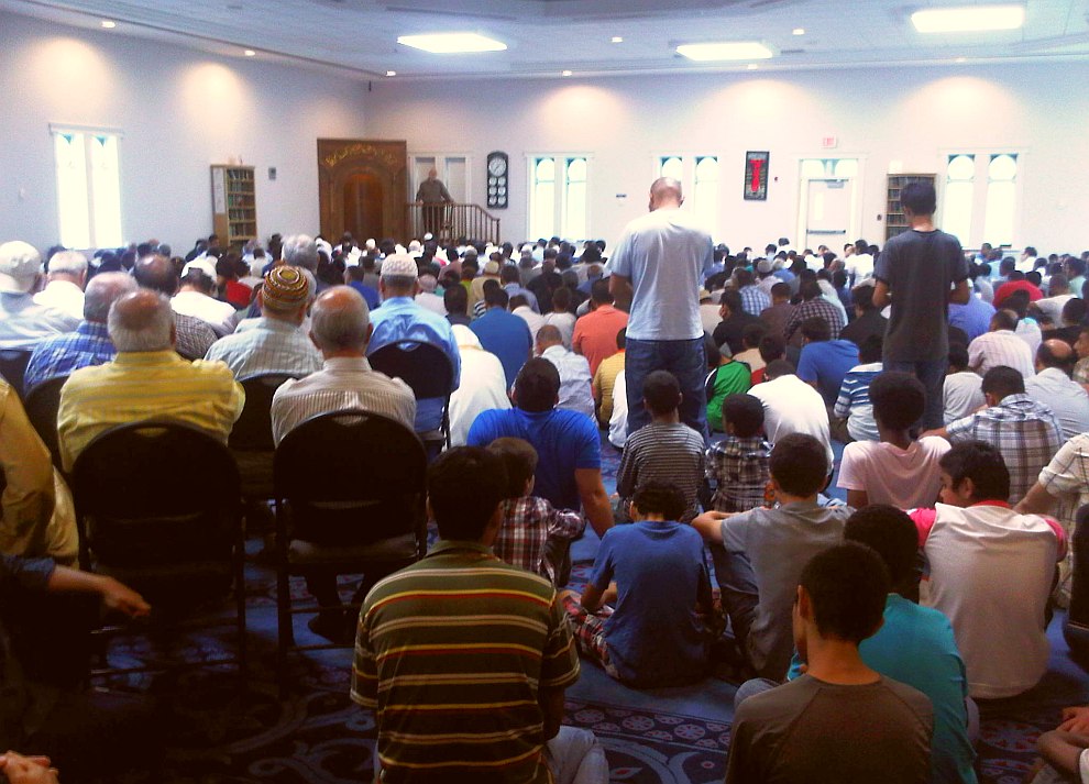11 - Jumah Prayer London Muslim Mosque - Friday July 12 2013